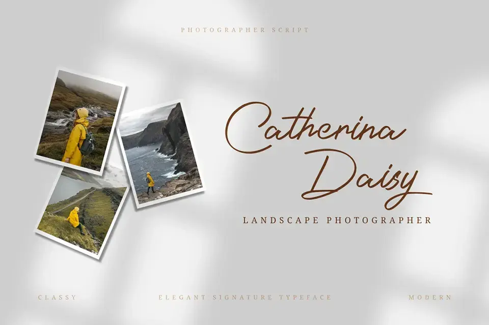 Photographer Script Font