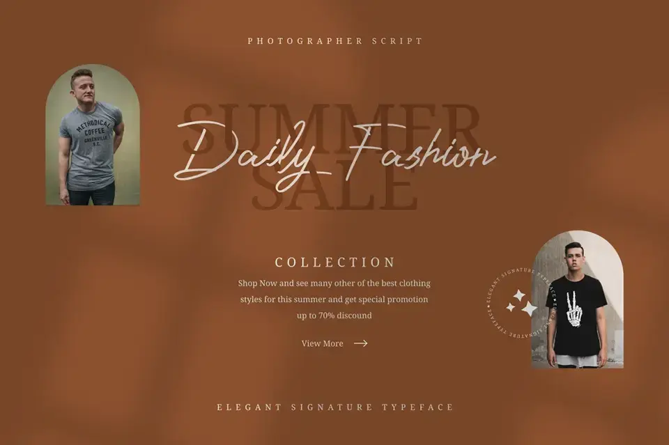 Photographer Script Font
