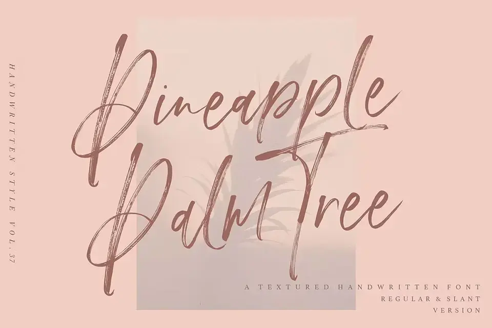 Pineapple Palm Tree Font Font Preview