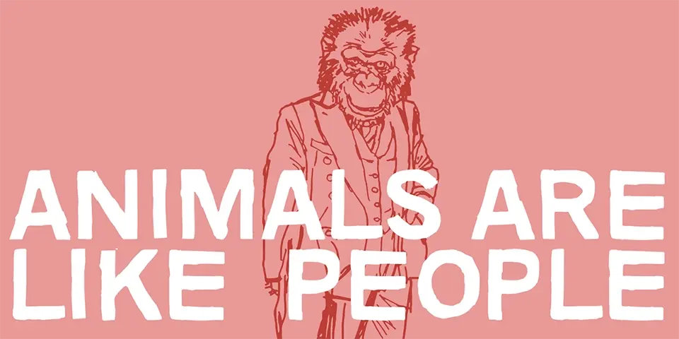 Animals are like people Font Font Preview