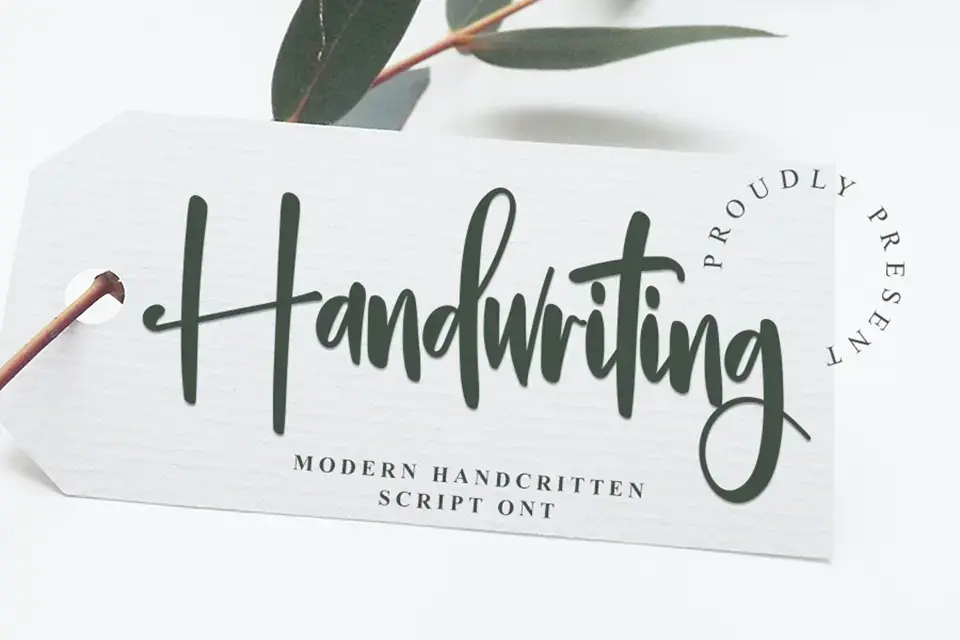 Handwriting Script Font Font Preview