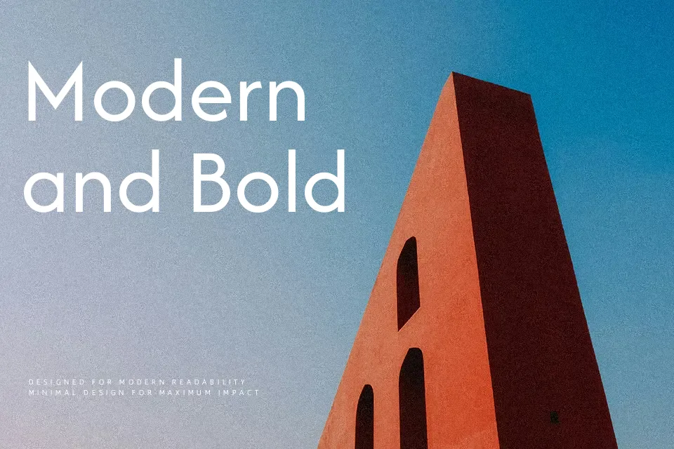 Afacad Font Font Preview for Clean Headline