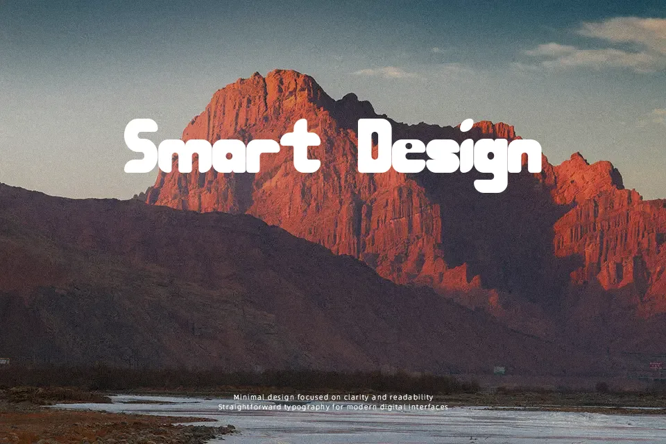 208 Font Font Preview for Playful Poster