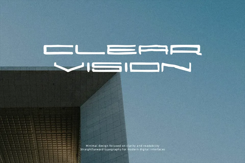 25000 Font Font Preview for Tech Mood