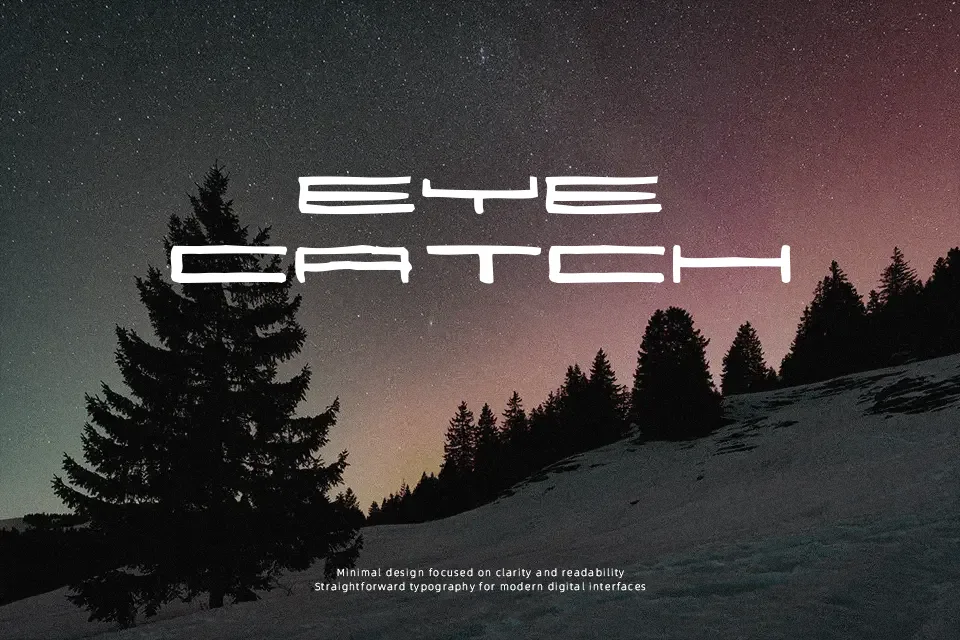 25000 Font Font Preview for Futuristic Branding