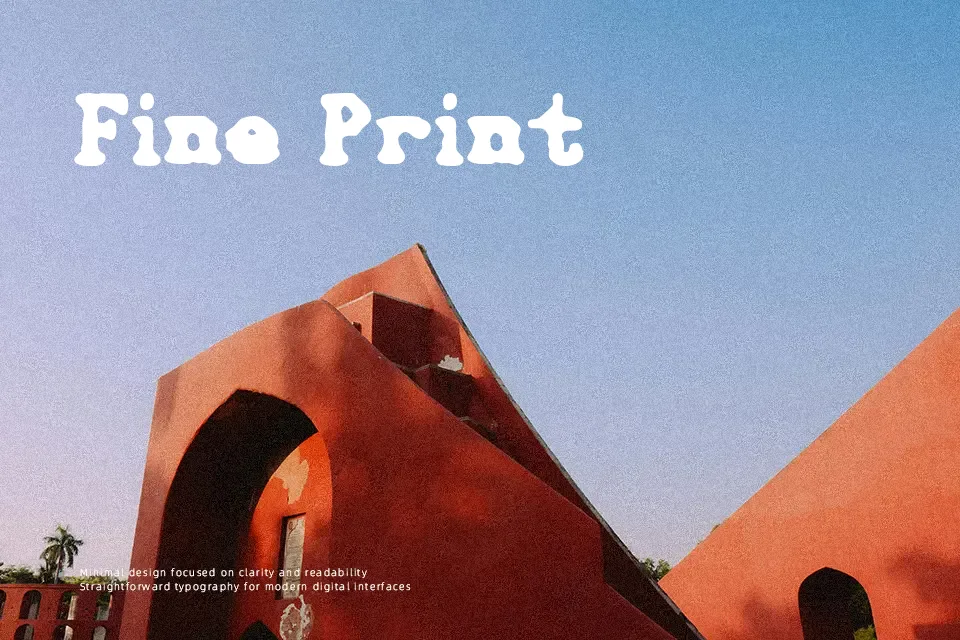 3000 Font Font Preview for Bold Poster