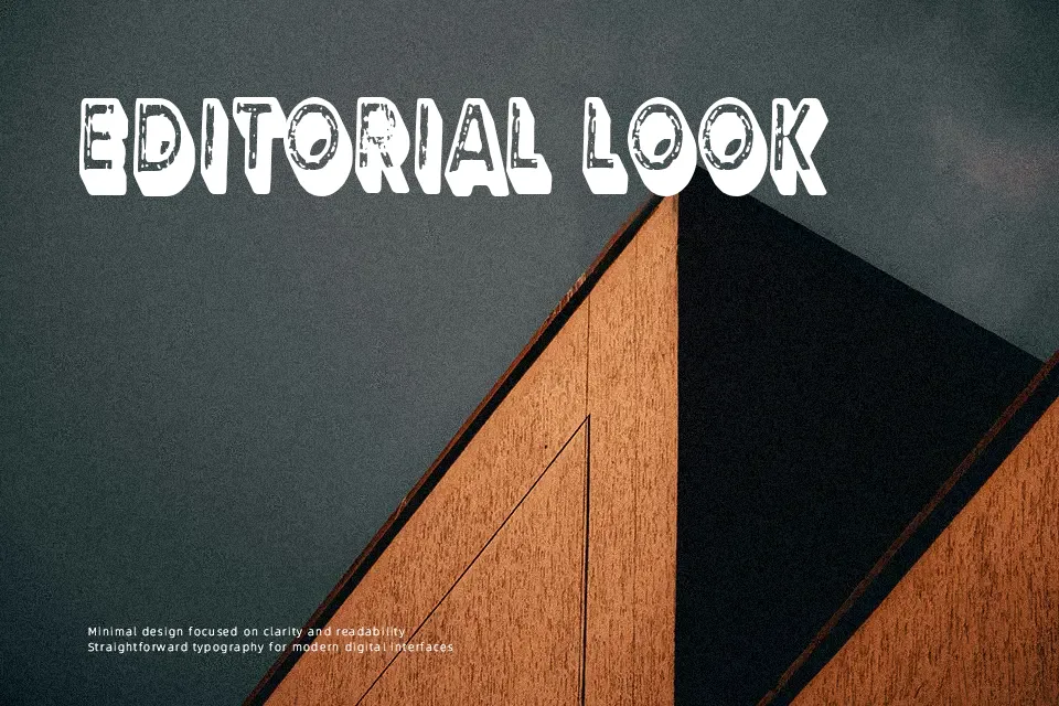 3D Grunge Studio Font Display Font Preview