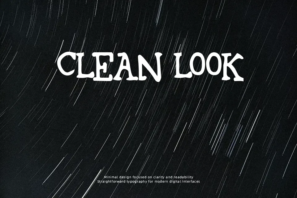 42 Font Font Preview for Dark Branding