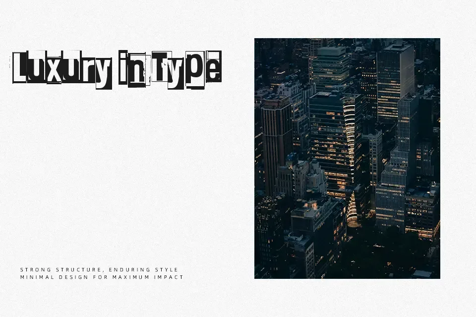 46 Inconspicuous Signs Font Font Preview for Dark Poster