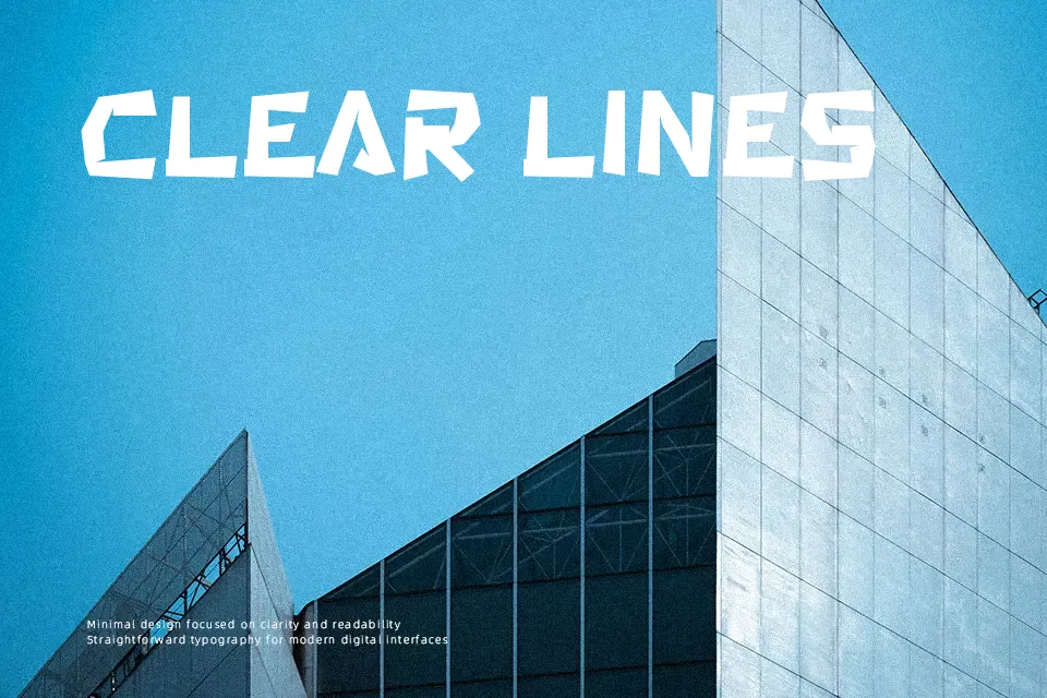 A Art Paper Font Font Preview for Warm Social Media