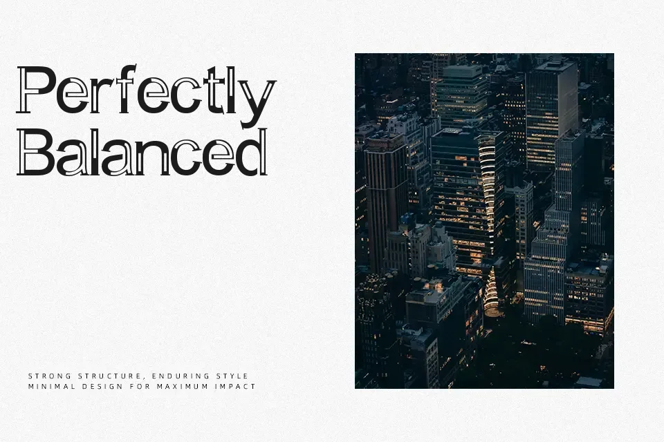 A Bit Empty Font Font Preview for Grunge Poster