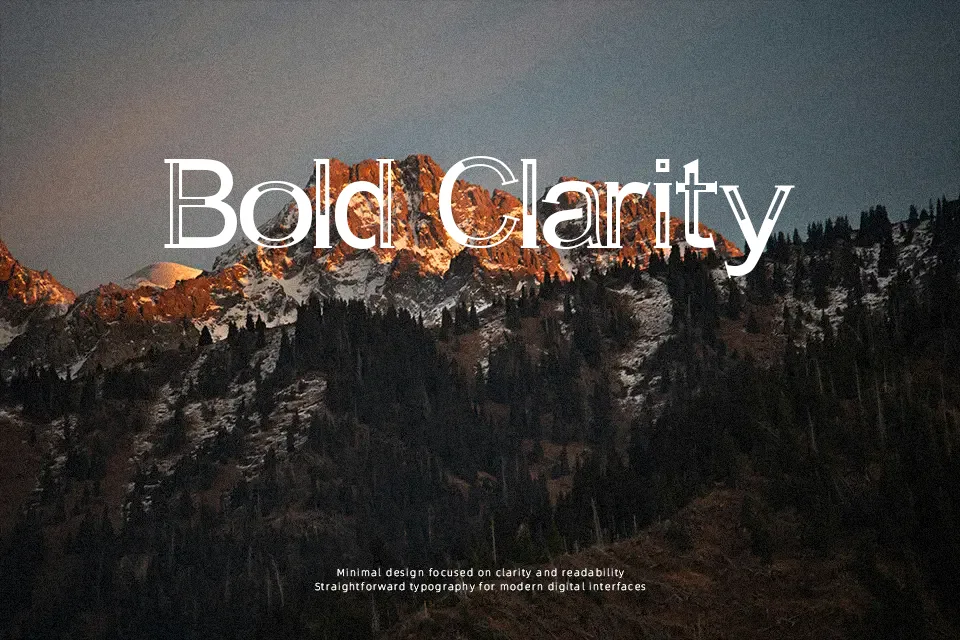 A Bit Empty Font Decorative Font Preview for Editorial