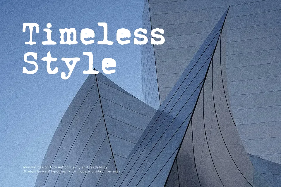 A Habesha’s Typewriter Font Font Preview for Retro Headline