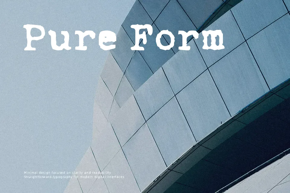 A Habesha’s Typewriter Font Font Preview for Classic Poster