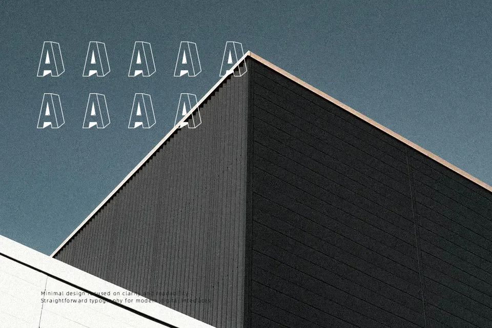 A Ryal Black Block Font Font Preview for Grunge Sports