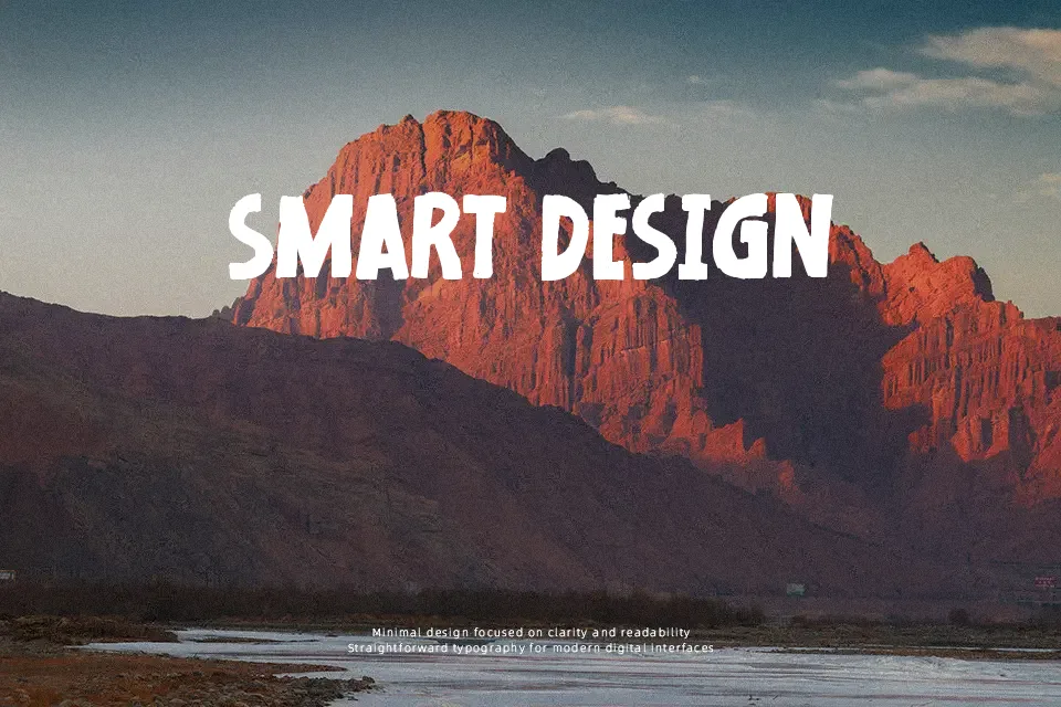 Aalama Font Brush Font Preview for Poster