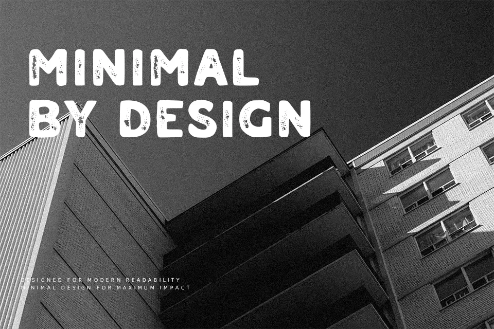 Aalon Font Font Preview for Vintage Logo