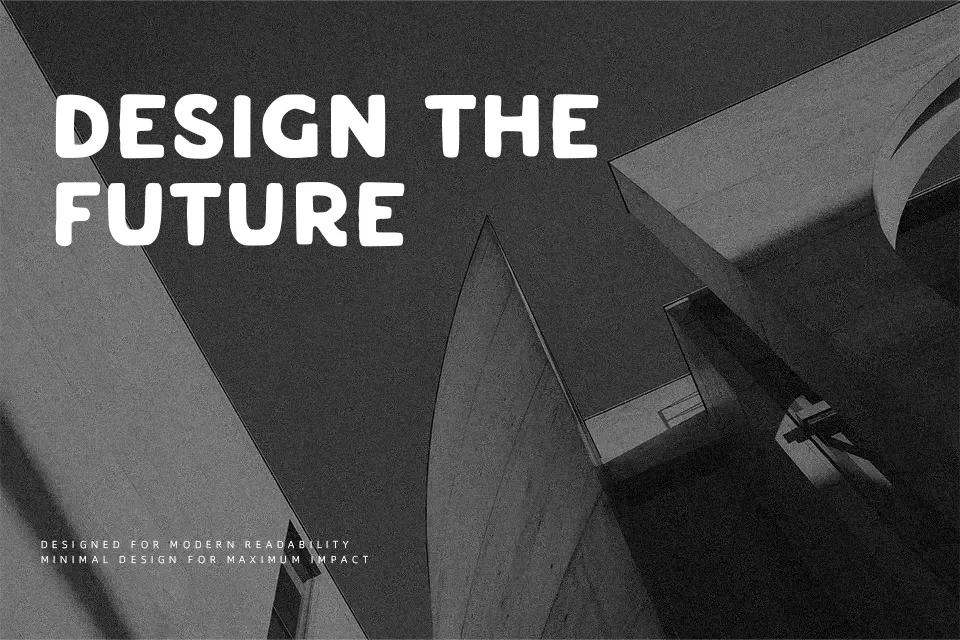 Aalon Font Font Preview for Retro Poster