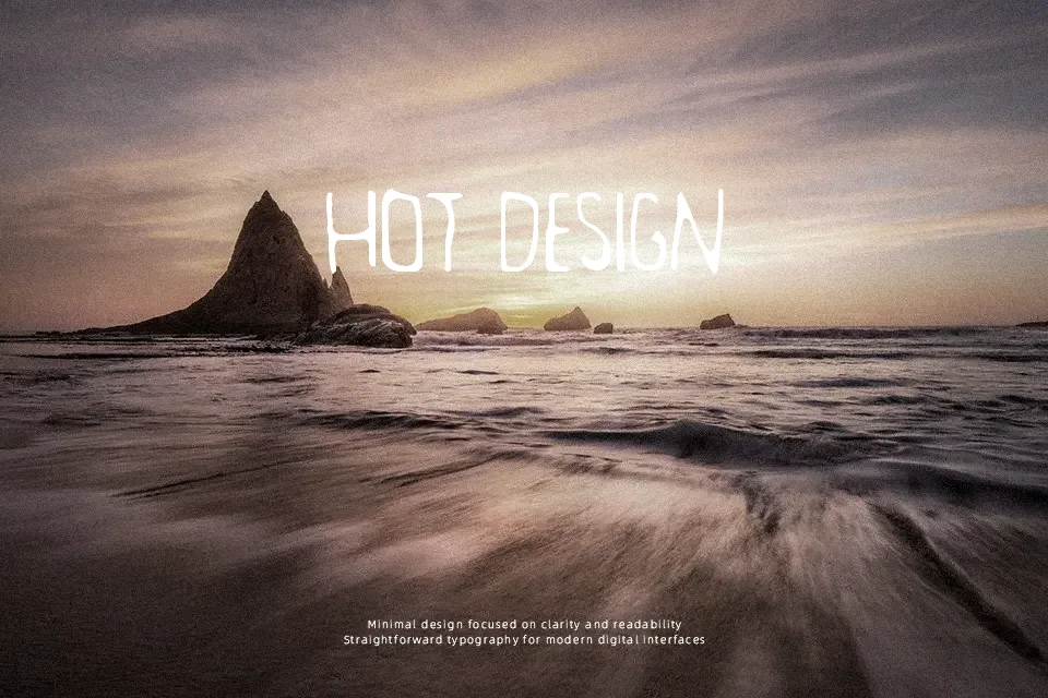 Aamunkoi Font Handwritten Font Preview for Social Media