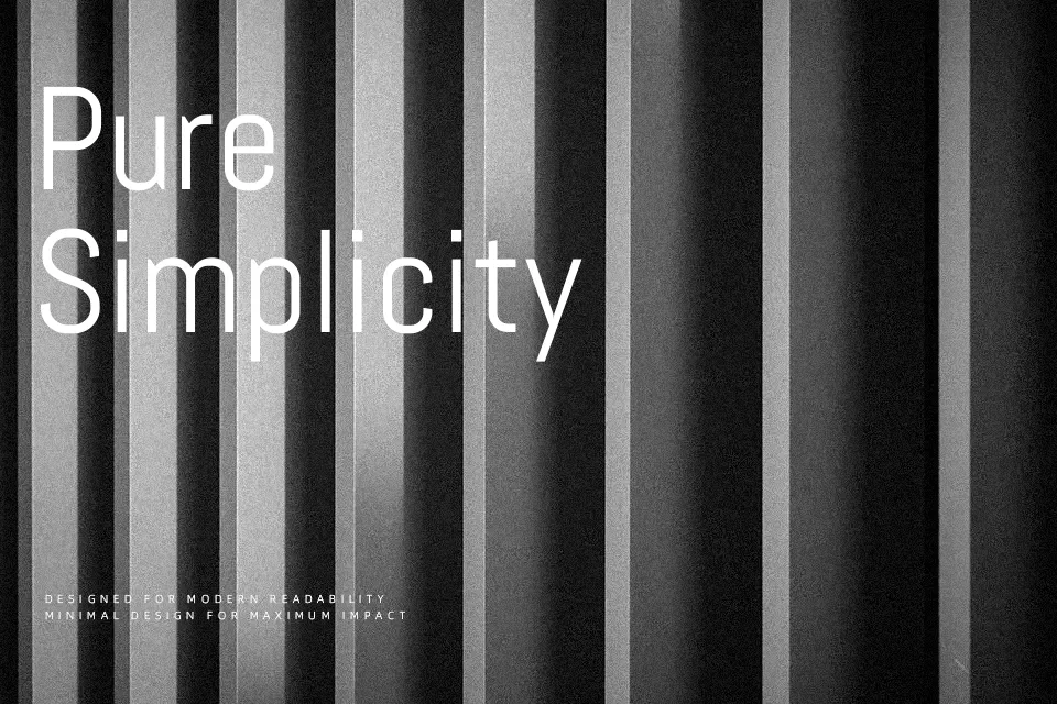 Abel Font Font Preview for Advertising