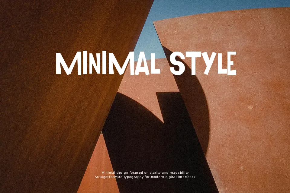 Abrade Rock Font Font Preview for Dramatic Logo