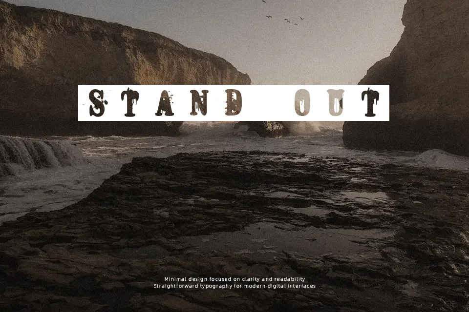 Abstemious Font Decorative Font Preview for Headline