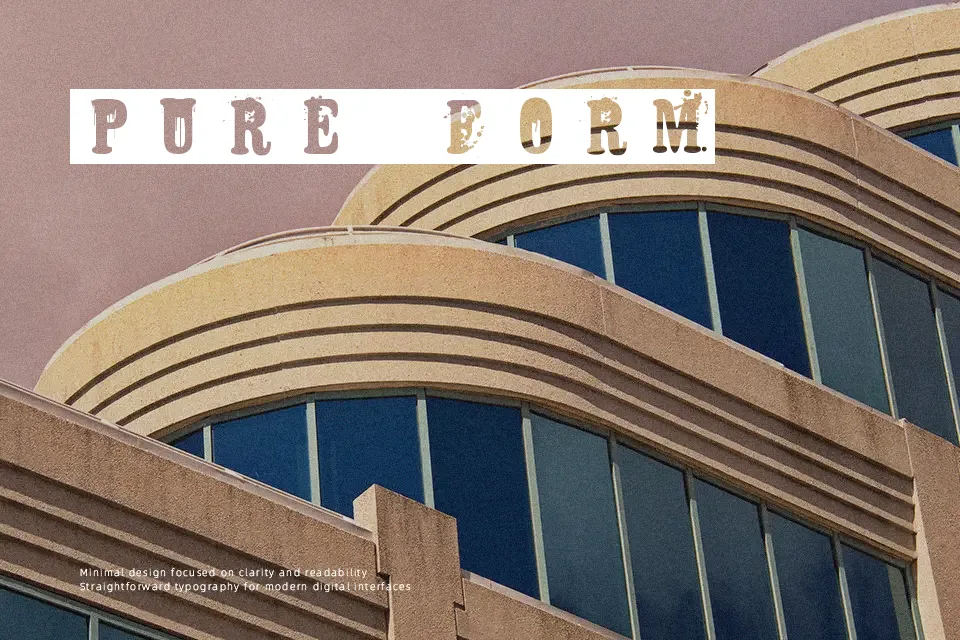 Abstemious Font Font Preview for Bold Poster