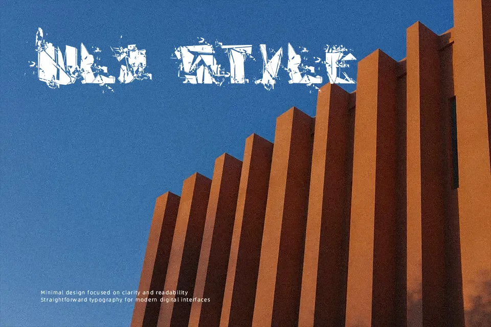 Abstract Rua Font Font Preview for Bold Tattoo