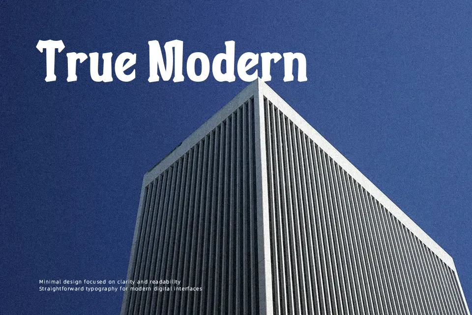 Abutcin Font Font Preview for Dark Branding