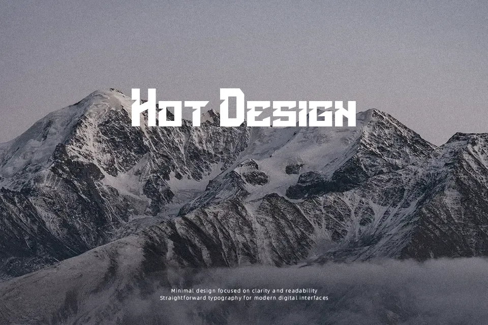 Acients Font Font Preview for Tech Social Media