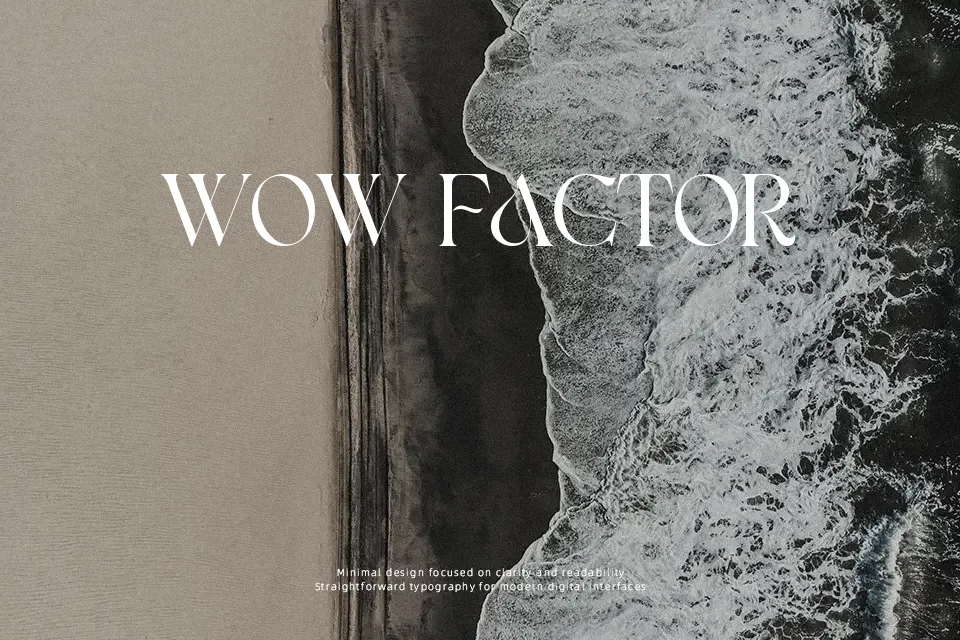 Acros Font Font Preview for Luxury Logo