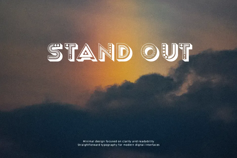 Adagio Font Font Preview for Retro Mood
