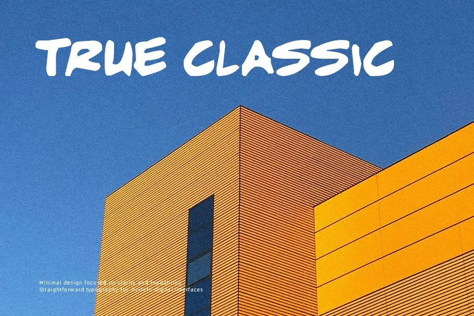 Adam Warren Font Font Preview for Energetic Poster