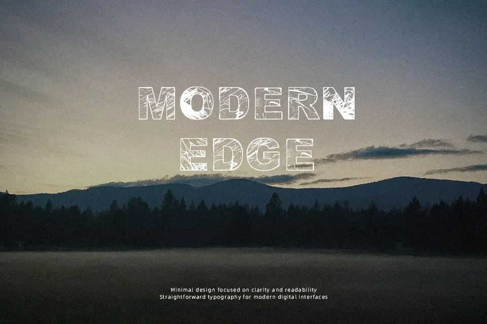 Adieresis, Odieresis & Aring Font Font Preview for Dark Editorial