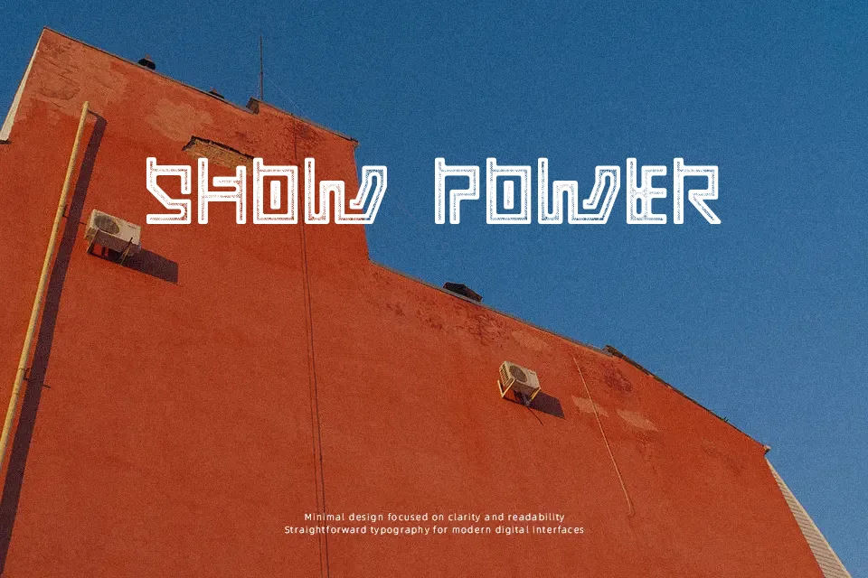Adine Font Font Preview for Energetic Branding