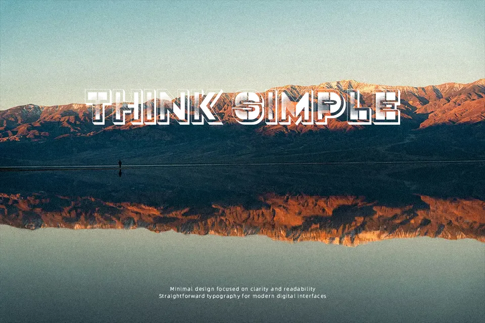 Adopted Font Font Preview for Warm Social Media