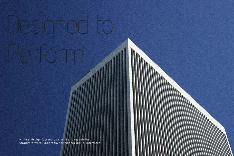 Advent Pro Font Font Preview for Modern UI Design