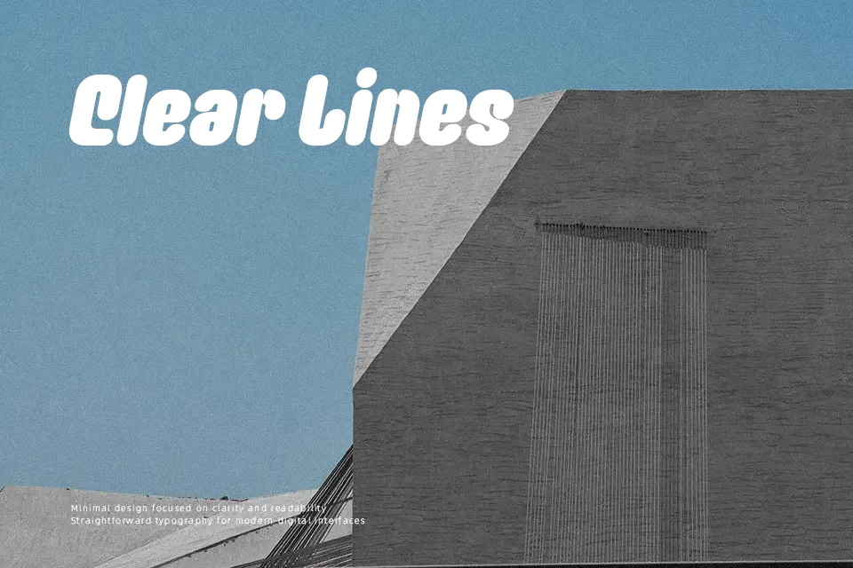 Aenos Font Geometric Font Preview