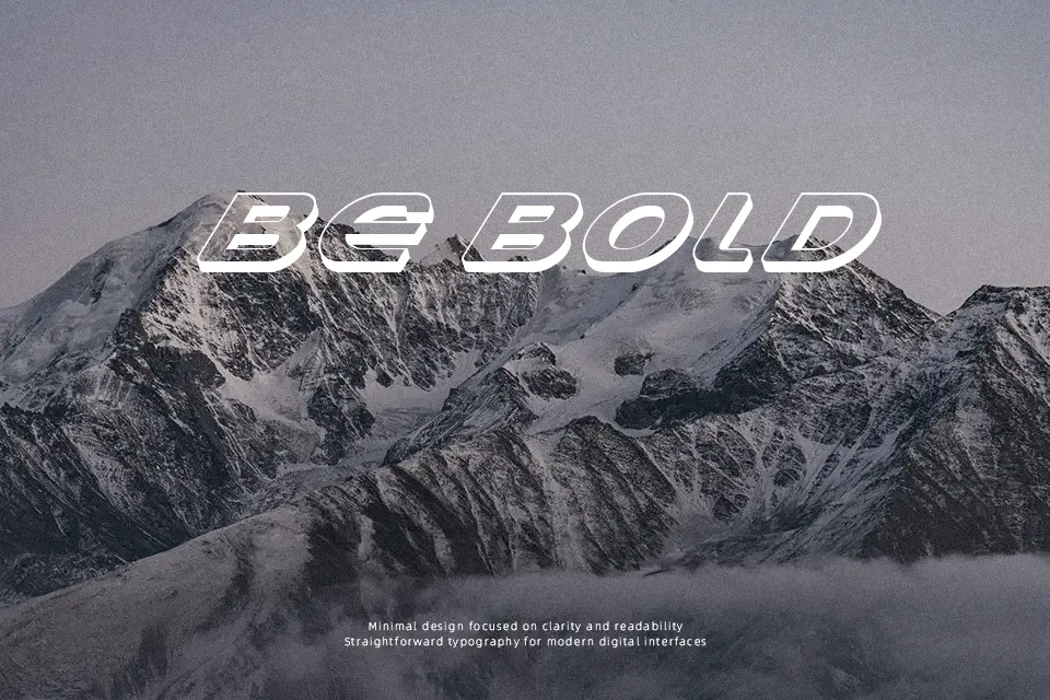 Aerobics Font Font Preview for Energetic Poster