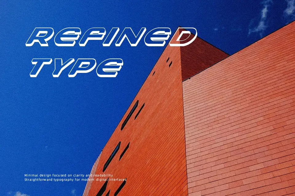 Aerobics Font Font Preview for Retro Poster