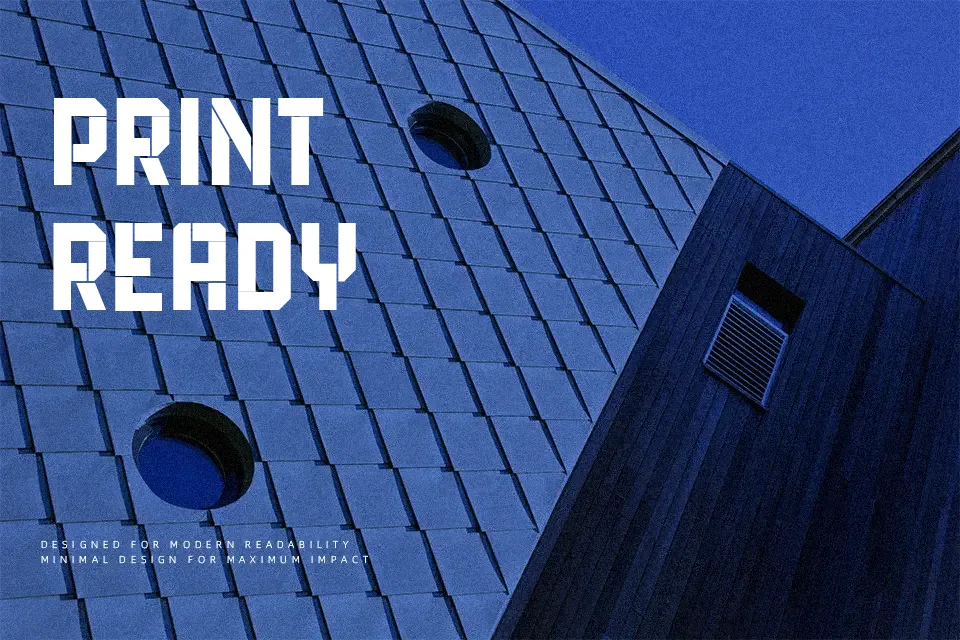 Aerstriko Font Condensed Font Preview for Sports