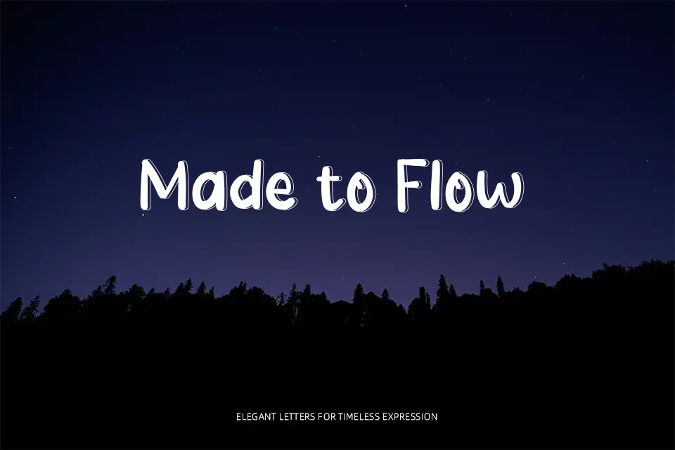 Afternoon Farmhouse Font Font Preview for Warm Mood