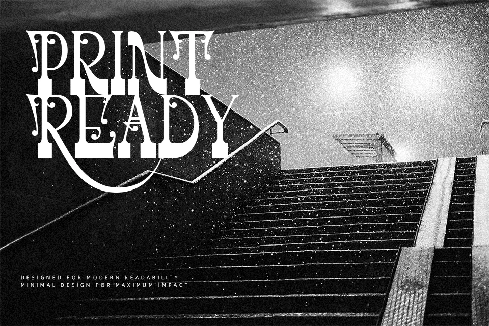 Agencies Employee Font Font Preview for Bold Poster