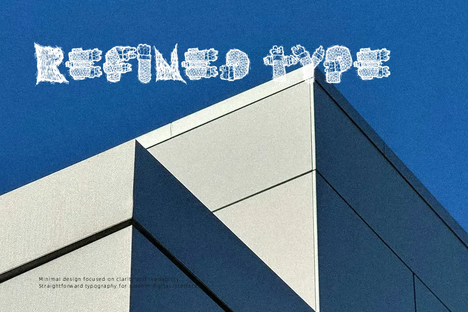 AIx Darbotzcumi Font Font Preview for Poster