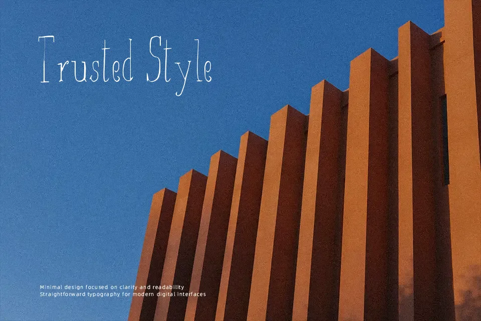 Aiza Shine Serif Font Font Preview for Vintage Mood