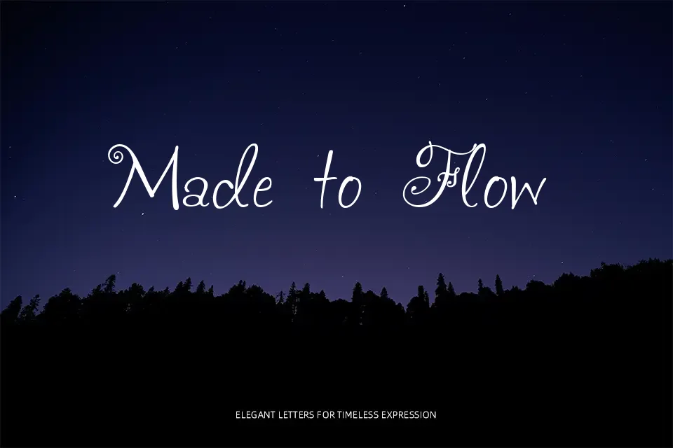 Aka Frivolity Font Decorative Font Preview for Wedding