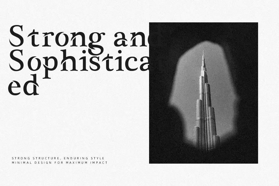 Akbaal Font Display Font Preview for Packaging