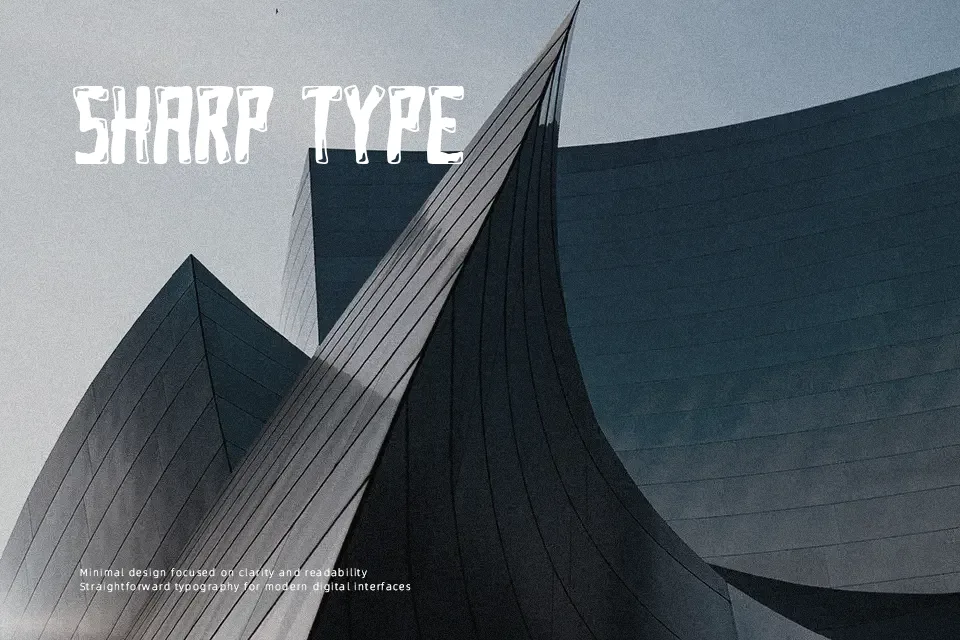 Akick Stone Font Font Preview for Dark Music