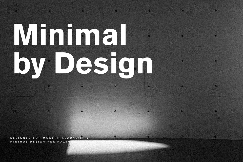 Akzidenz Grotesk Font Font Preview for Minimal Headline