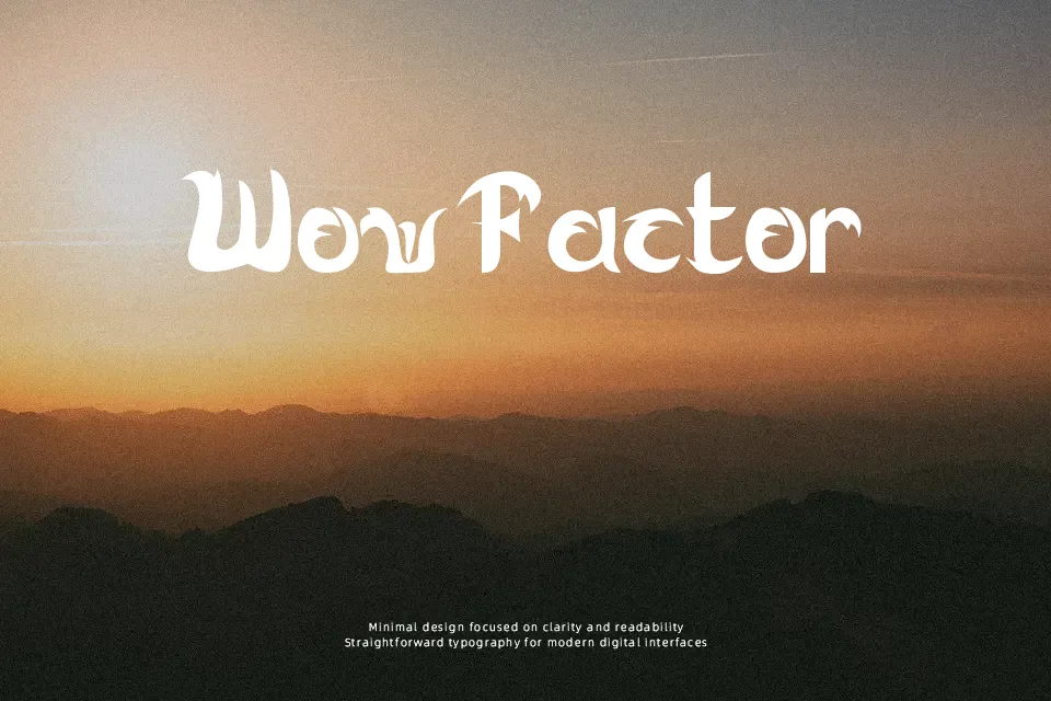 Alamak! Font Brush Font Preview for Poster